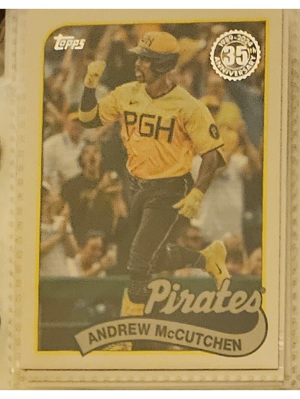 2024 Topps Series 1 1989 Baseball Andrew McCutchen Pittsburgh Pirates #89B-48